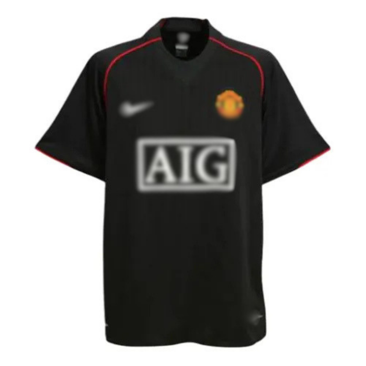 Jersey Manchester United Away Retro 2007-08 - Black