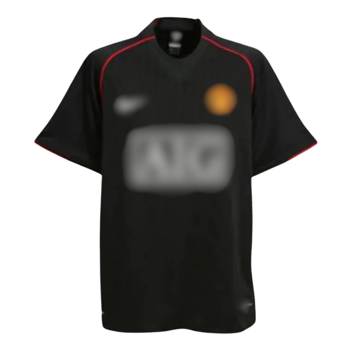 Jersey Manchester United Away Retro 2007-08 - Black