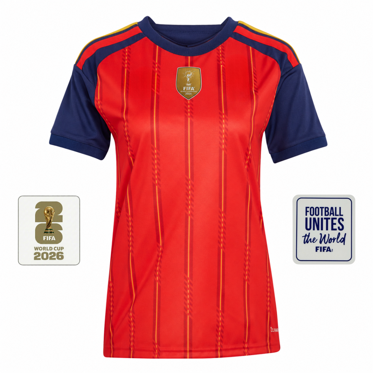 Jersey Spanish Home Women Top 2026 - World Champions