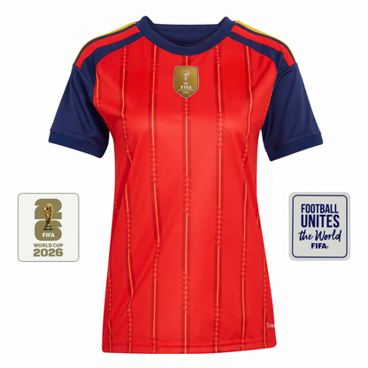 Jersey Spanish Home Women Top 2026 - World Champions