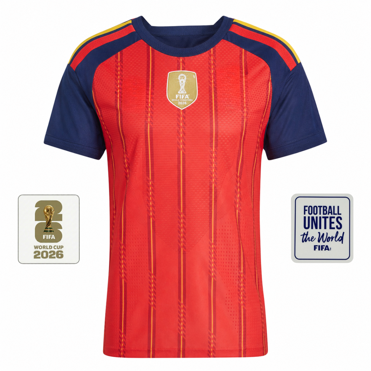 Jersey Spanish Home Women Player 2026 - World Champions