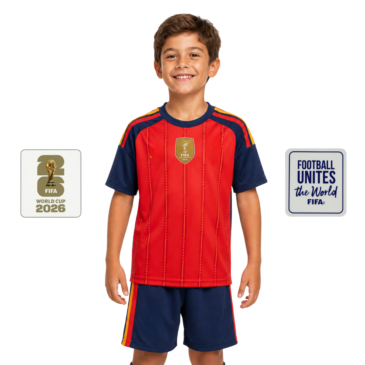 Children's set Spanish Home 2026 - World Champions