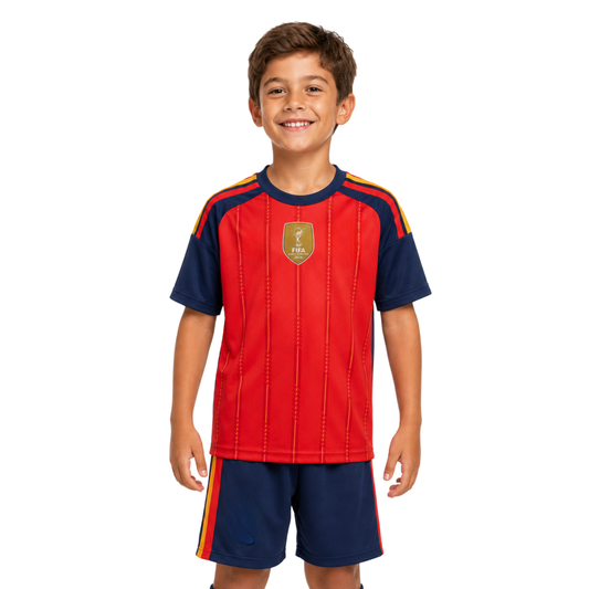 Children's set Spanish Home 2026 - World Champions